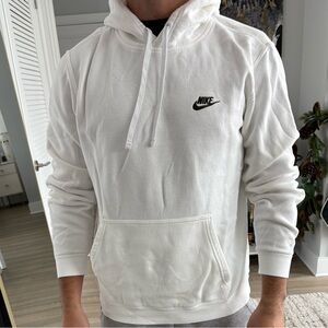 Nike Men's Classic White Hoodie